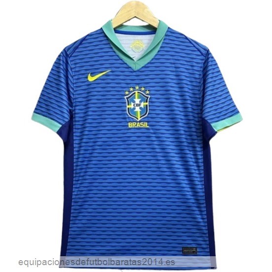 Nuevo Tailandia 2ª Camiseta Brasil 2024 Azul Baratas